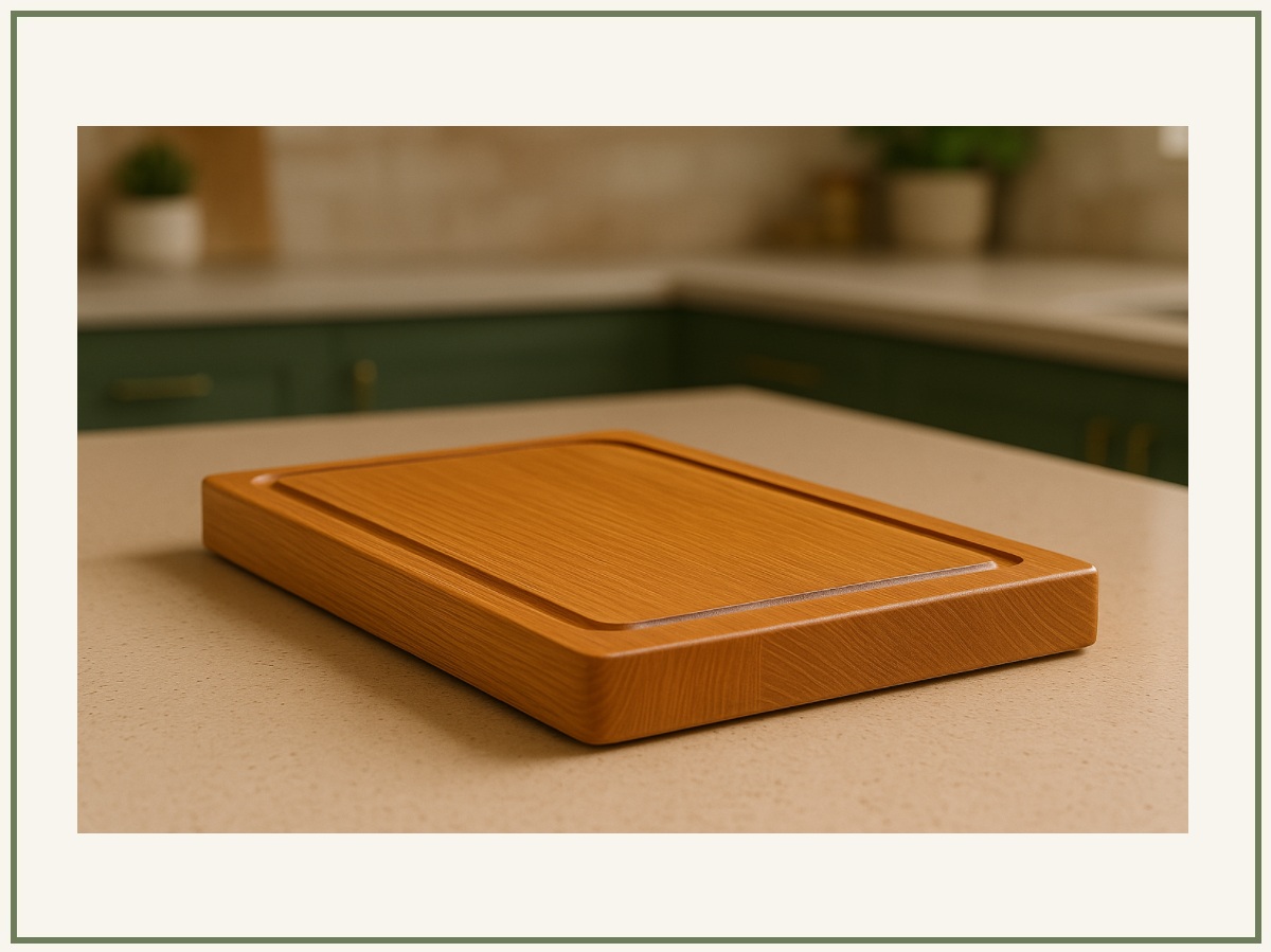 Tábua retangular com acabamento premium