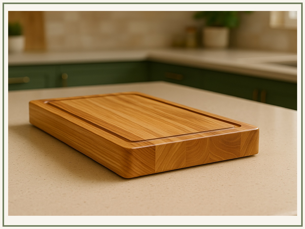 Tábua dupla face sobre bancada